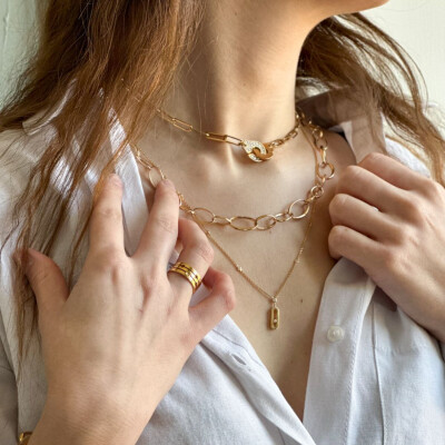 Collier Pomellato Gold en or rose, longueur 55cm