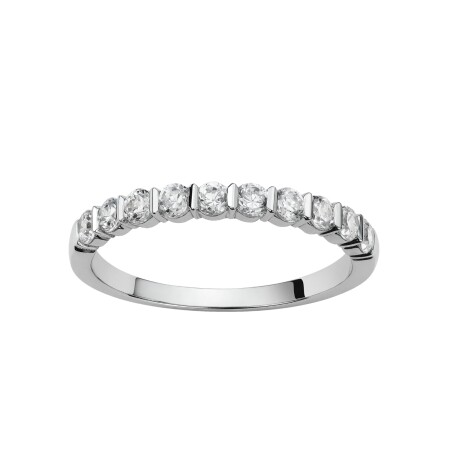 Alliance or blanc Diamants 0.39 carat sertis barettes