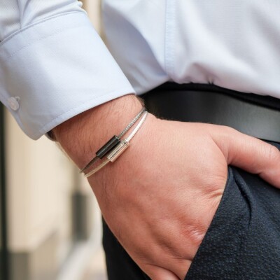 Bracelet le gramme Câble en argent poli, 9 grammes
