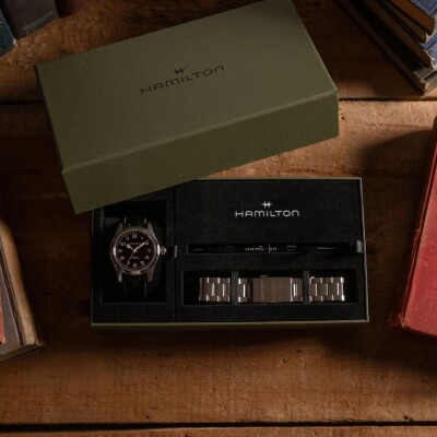 Montre HAMILTON Khaki Field Murph 42mm H70605732 Coffret Spécial