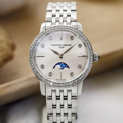 Montre Frédérique Constant Classics Slimline Ladies Moonphase