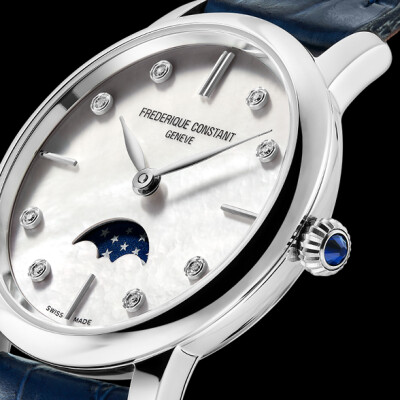 Montre Frédérique Constant Classics Slimline Ladies Moonphase Moonphase