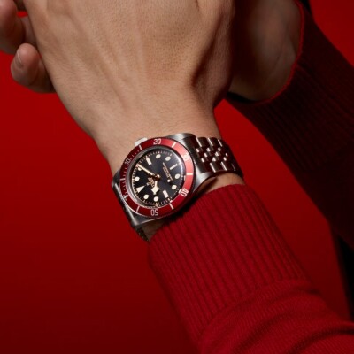 Montre TUDOR Black Bay boîtier en acier, 41 mm, bracelet en acier
