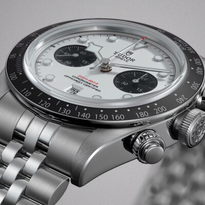Montre TUDOR Black Bay Chrono, boîtier en acier, 41 mm, bracelet en acier