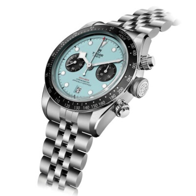 Montre TUDOR Black Bay Chrono, boîtier acier 41mm, cadran turquoise