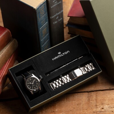 Montre HAMILTON Khaki Field Murph 42mm H70605732 Coffret Spécial
