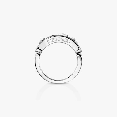 Bague Messika Move Classique en or blanc et diamants