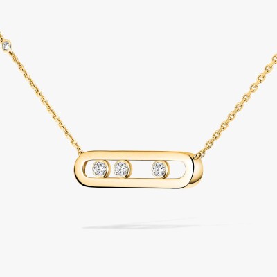 Collier Messika Baby Move Classique en or jaune et diamants