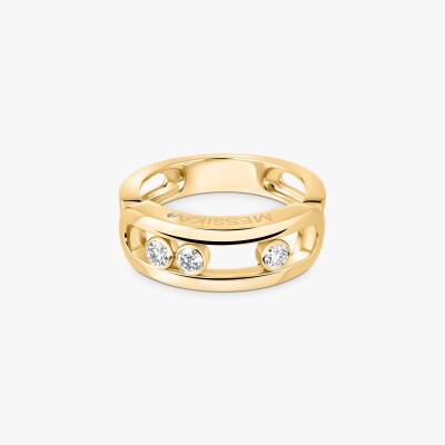 Bague Messika Move Classique en or jaune et diamants
