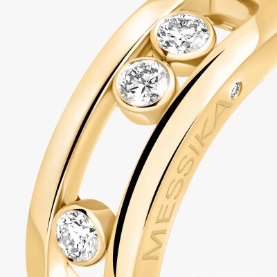 Bague Messika Move Classique en or jaune et diamants