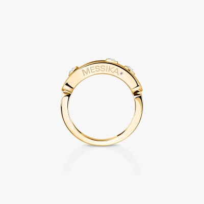 Bague Messika Move Classique en or jaune et diamants