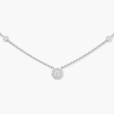 Collier Messika Joy XS en or blanc et diamants