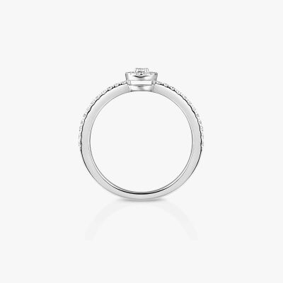 Bague Messika Joy PM en or blanc et diamants