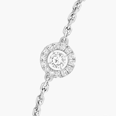 Bracelet Messika Joy XS en or blanc et diamants