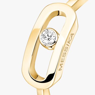 Bague Messika Move Uno GM en or jaune et diamant