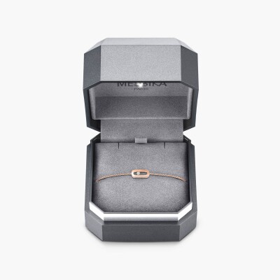 Bracelet Messika Care(s) en or rose et diamants