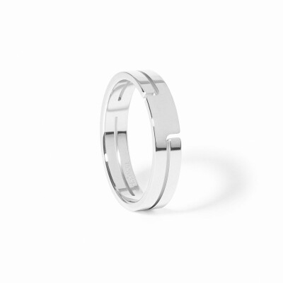 Bague dinh van Seventies petit modèle en or blanc