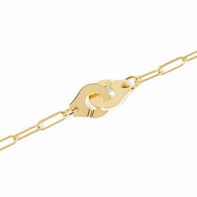 Bracelet Menottes dinh van R10 en or jaune