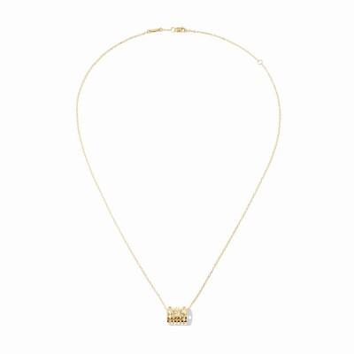 Pendentif dinh van Pulse dinh van en or jaune et diamants