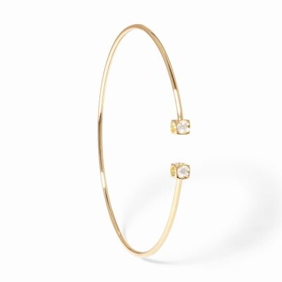 Bracelet dinh van Le Cube Diamant petit modèle en or jaune et diamants