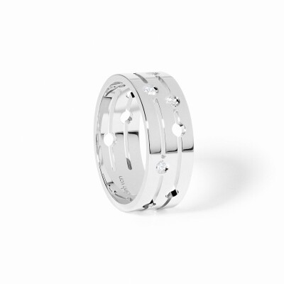 Bague dinh van Pulse en or blanc et diamants