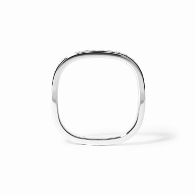 Alliance dinh van en or blanc et diamants
