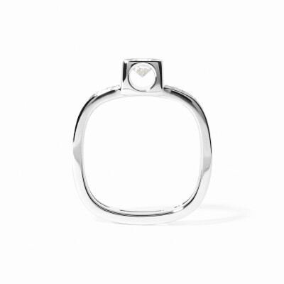 Bague dinh van Le Cube Diamant en or blanc et diamants