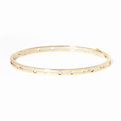 Bracelet dinh van Pulse dinh van en or jaune et diamants