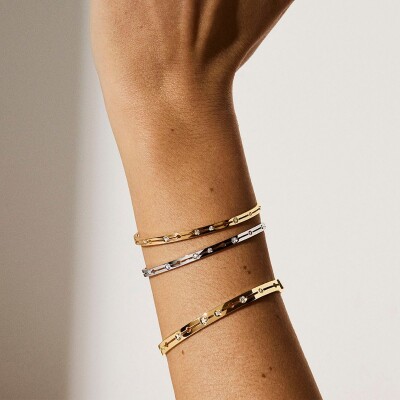 Bracelet dinh van Pulse dinh van en or blanc et diamants