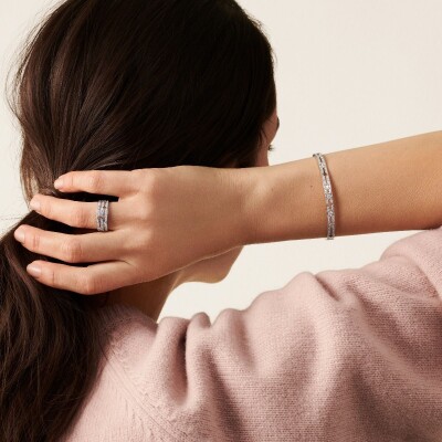 Bracelet Pulse dinh van en or blanc et diamants