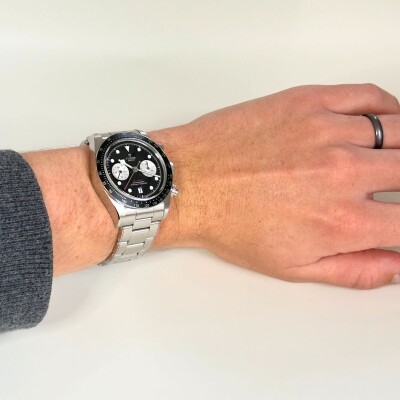 OCCASION : Montre TUDOR Black Bay Chrono boîtier en acier 41 mm, bracelet en acier
