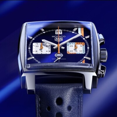 Montre TAG Heuer Monaco Chronograph x Gulf Automatic 39mm