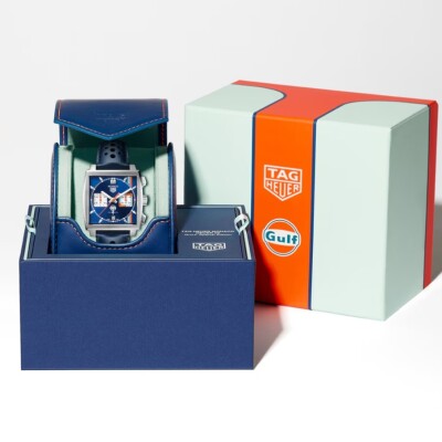 Montre TAG Heuer Monaco Chronograph x Gulf Automatic 39mm