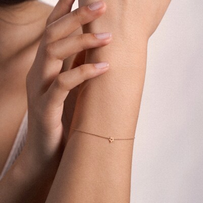 Bracelet Ginette NY MILKY WAY en or rose