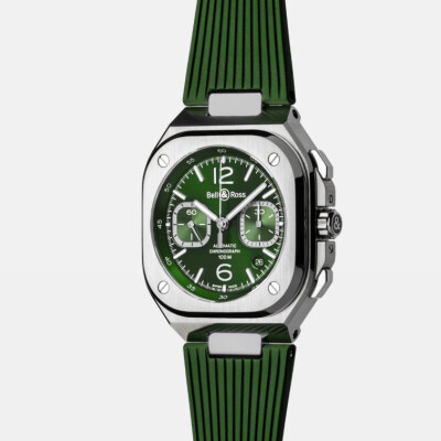 Montre Bell & Ross BR 05 Chrono green steel