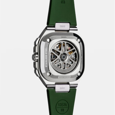 Montre Bell & Ross BR 05 Chrono green steel