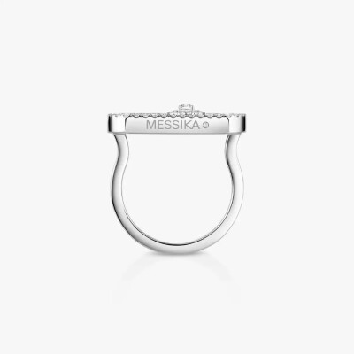 Bague Messika So Move pavée en or blanc et diamants