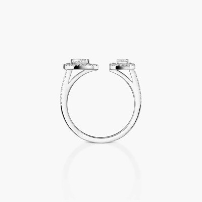 Bague Messika My Twin Toi & Moi en or blanc et diamants 2x0.25ct
