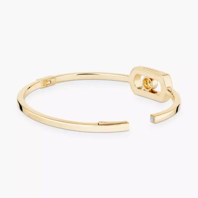 Bracelet jonc Messika So Move en or jaune et diamants
