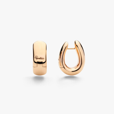 Boucles d'oreilles Pomellato Iconica en or rose