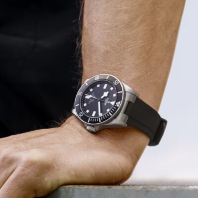 Montre TUDOR Pelagos 39, lunette tournante unidirectionnelle, bracelet en titane