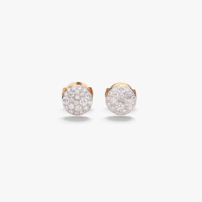 Boucles d'oreilles Pomellato Sabbia en or rose et diamants
