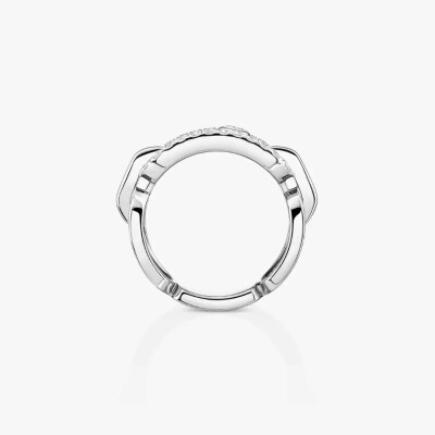 Bague Messika Move Link en or blanc et diamants