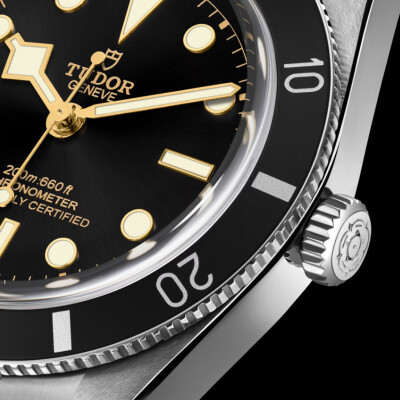 Montre TUDOR Black Bay 54 boîtier en acier, 37 mm, bracelet en acier