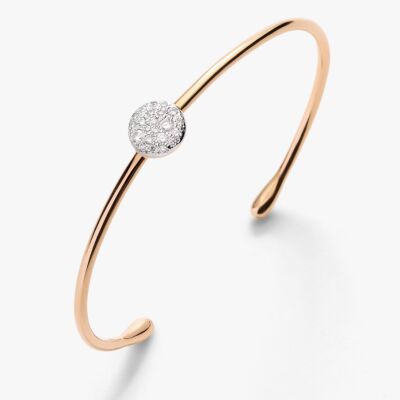 Bracelet Pomellato Sabbia en or rose et diamants