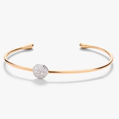 Bracelet Pomellato Sabbia en or rose et diamants