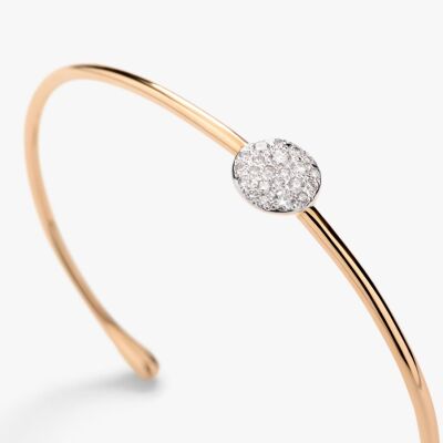 Bracelet Pomellato Sabbia en or rose et diamants
