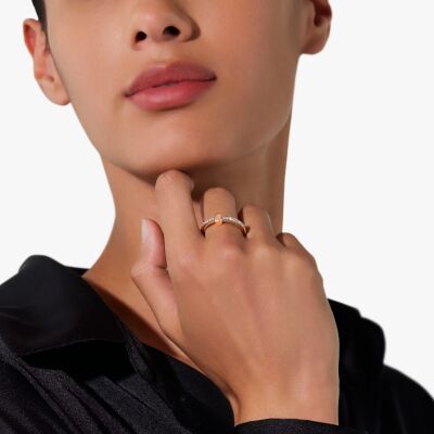 Bague Pomellato Together en or rose et diamants