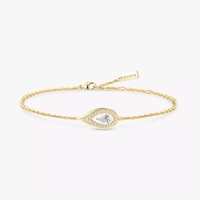 Bracelet Messika Fiery en or jaune et diamants 0.10ct