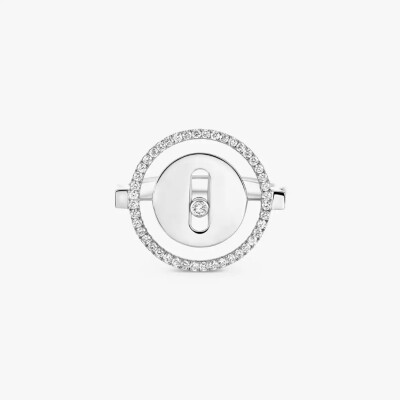 Bague Messika Lucky Move PM en or blanc et diamants